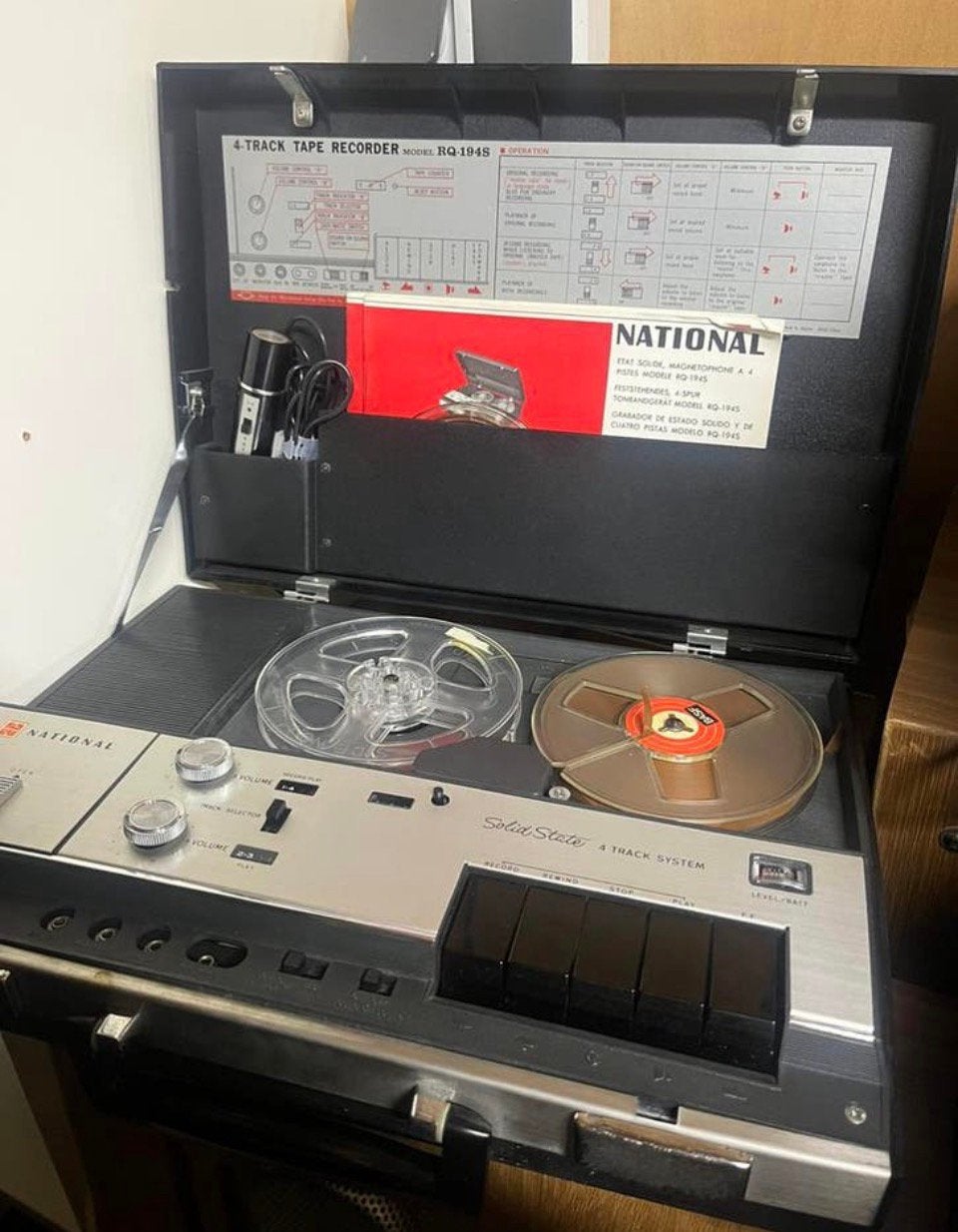 National RQ-194S Bandrecorder, Ophalen of Verzenden