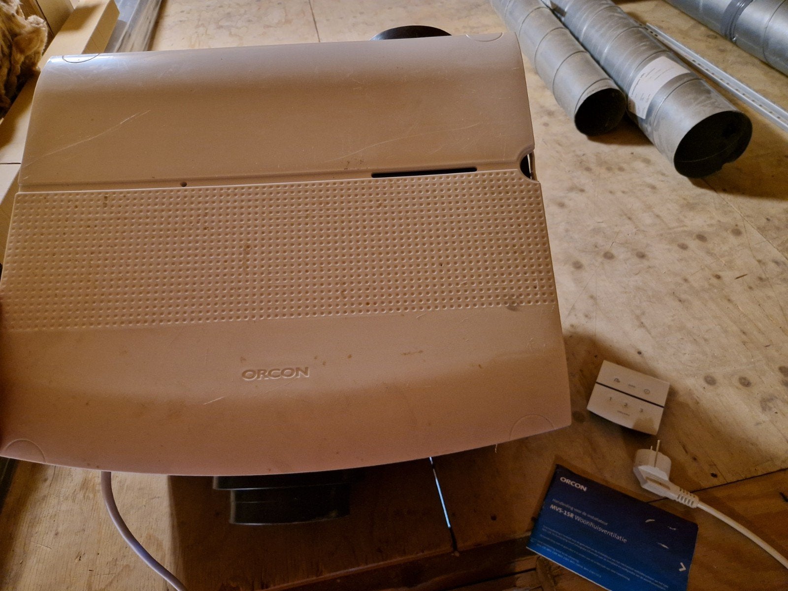 Orcon mechanische ventilatie, Ophalen, Plafondventilator
