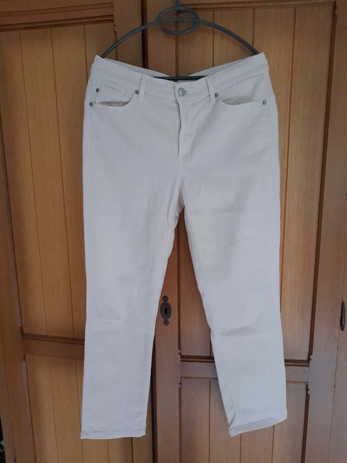 Creme beige broek van Cambio maat 44 Piper short seam., Kleding | Dames, Broeken en Pantalons, Cambio, Verzenden, Zo goed als nieuw