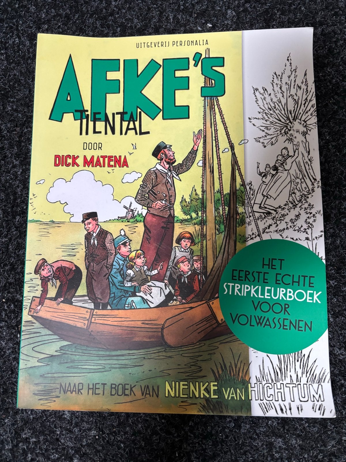 Afke's Tiental - Strip- en kleurboek voor volwassenen, Boeken, Eén stripboek, Ophalen of Verzenden, Nieuw