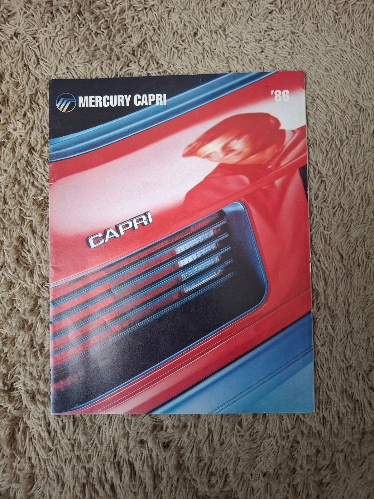 Autofolder Mercury Capri '86, Verzenden, Overige merken