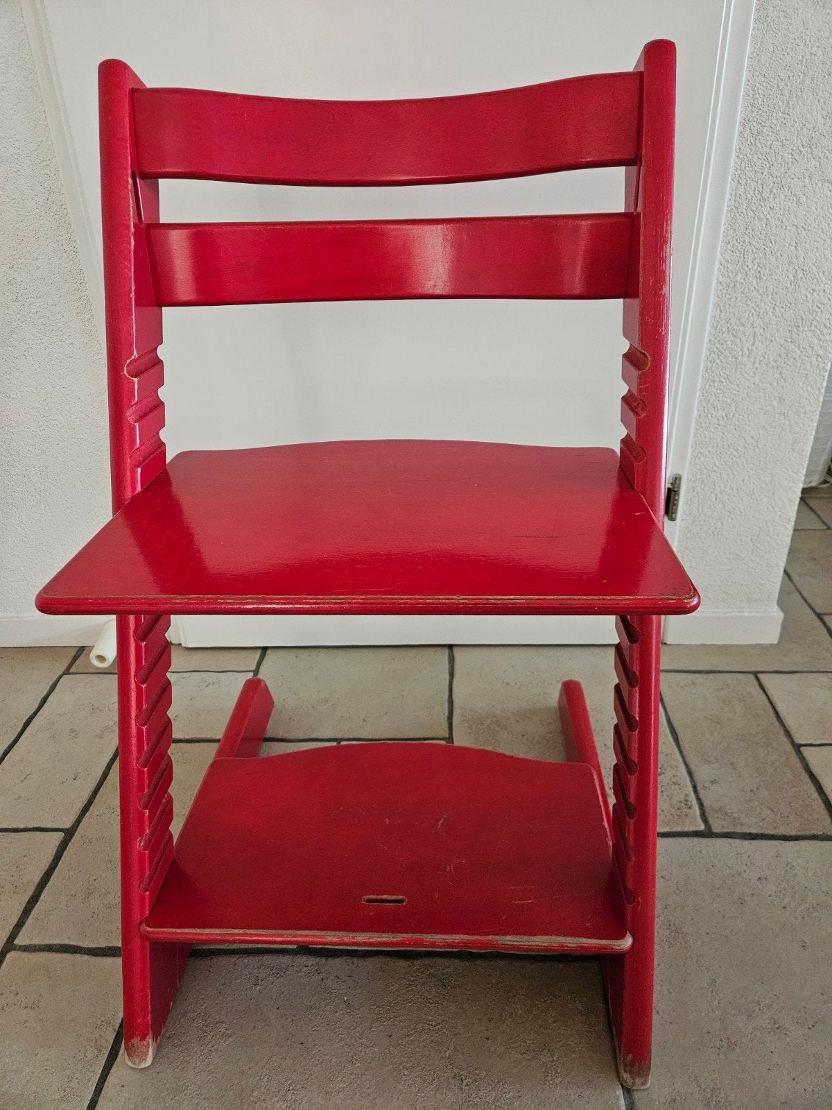 Stokke Tripp Trapp meegroeistoel - Rood, Ophalen, Gebruikt, Meegroeistoel