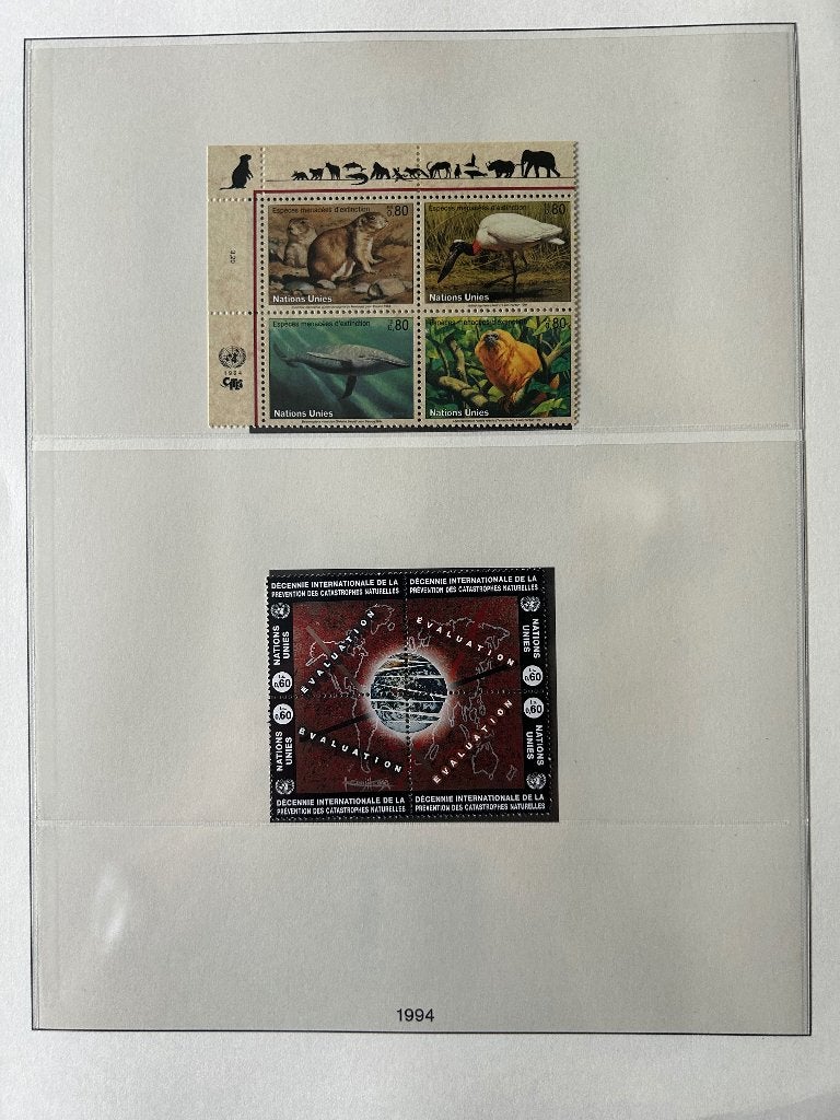 Verzameling postzegels VN Genève 1969-2004 – Postfris (f.s.), Ophalen of Verzenden, Postfris, Overige thema's