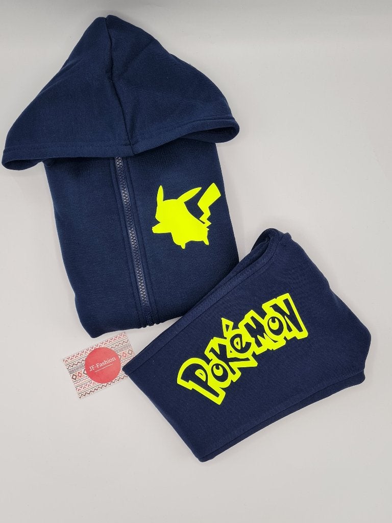 Pokemon joggingpakken met je eigen naam in maat 152, Ophalen of Verzenden, Nieuw, Jongen of Meisje, Broek