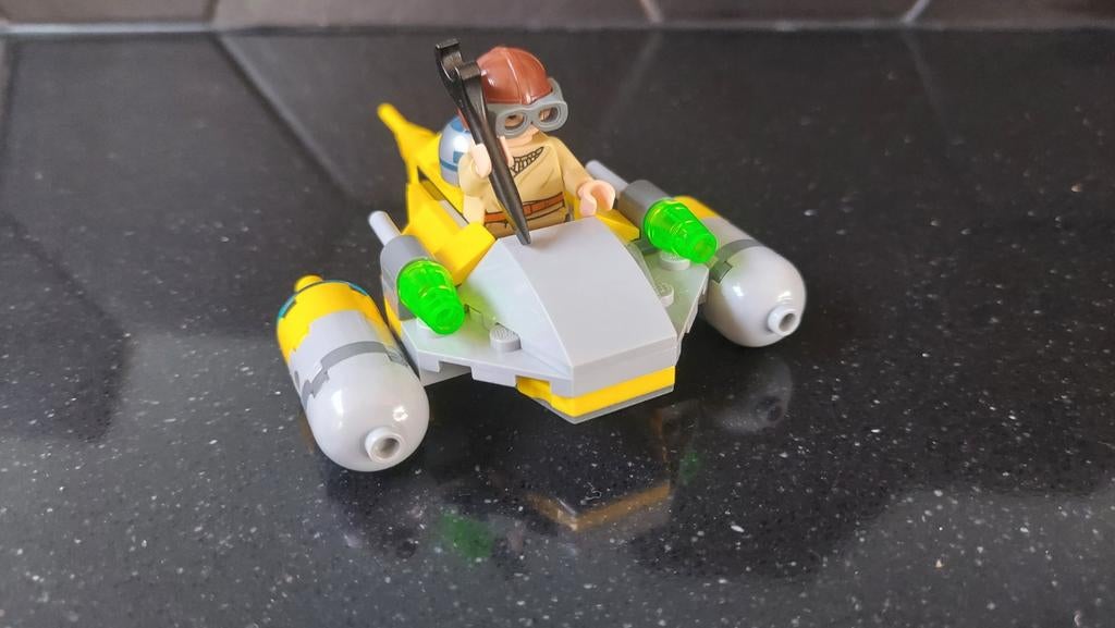 Lego Star Wars Microfighters Anakin's Podracer 75223, Ophalen of Verzenden, Zo goed als nieuw, Complete set, Lego