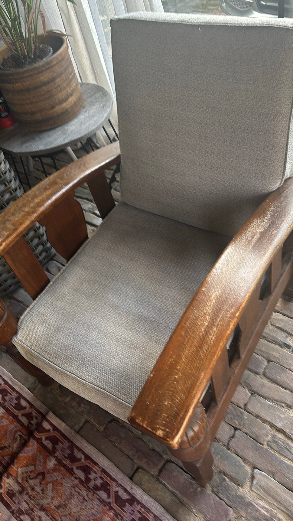 Rookstoel, Huis en Inrichting, Ophalen of Verzenden, Zo goed als nieuw, Minder dan 50 cm