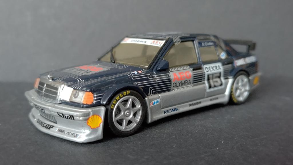 Mercedes Benz 190 DTM Evo Aeg Olympia Cudini Minichamps Pol, Auto, Verzenden, Minichamps@pma.de, Zo goed als nieuw