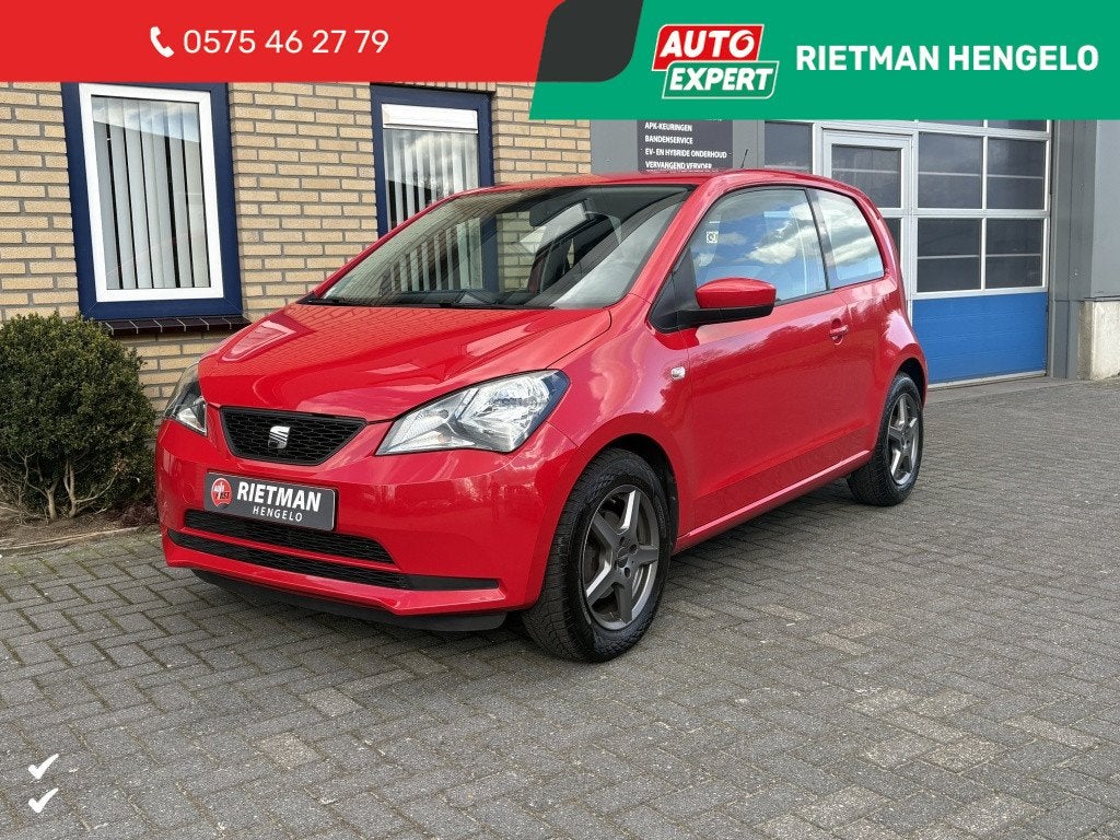 SEAT Mii 1.0 Style STOELVERW-CRUISE-1E EIGENAAR (bj 2012), Auto's, Euro 5, Gebruikt, 4 stoelen, Mii