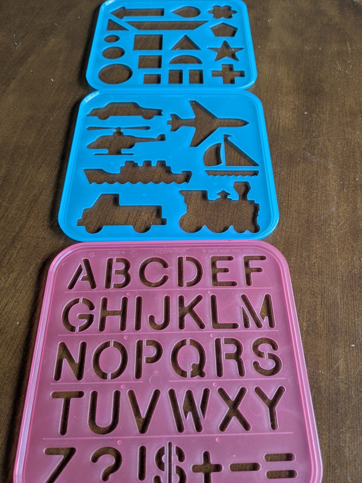 Sjablonen set voor kinderen: letters, cijfers en figuren, Ophalen of Verzenden
