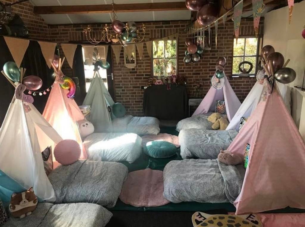 Te huur! Tipi tenten voor kinderfeestjes - compleet pakket, Ophalen, Zo goed als nieuw