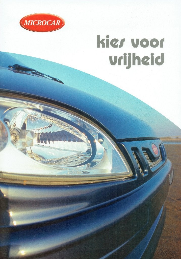 Folder Microcar Virgo (brommobiel - ca.2000), Verzenden, Gelezen, Overige merken