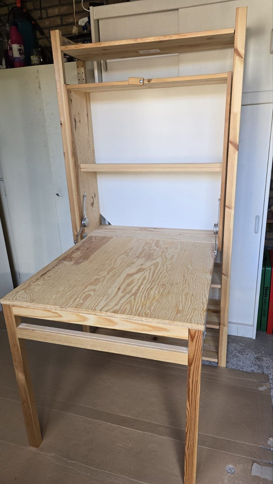 Ivar klaptafel + stellingkast, Ophalen, Gebruikt