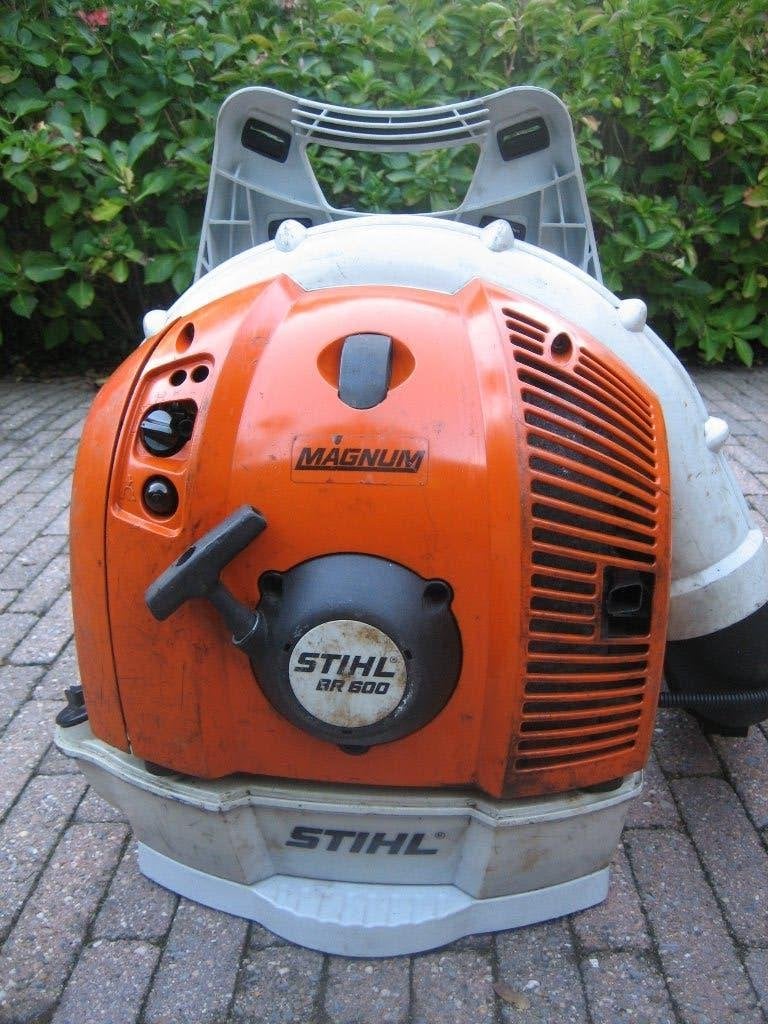 Stihl BR600 Magnum Bladblazer Ruggedragen Benzine 4-Mix, Ophalen, Gebruikt, Ruggedragen, Stihl