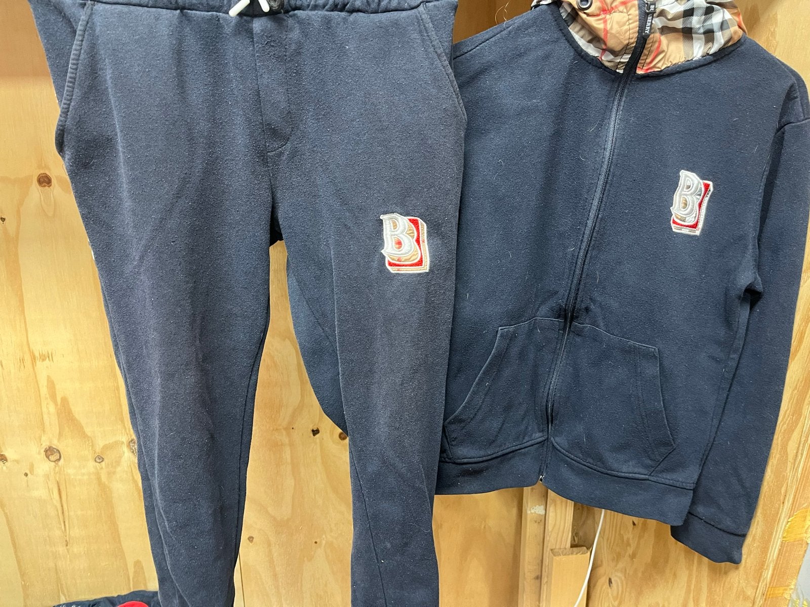 Burberry pak maat S (valt klein), Ophalen of Verzenden, Gedragen, Maat 46 (S) of kleiner, Blauw