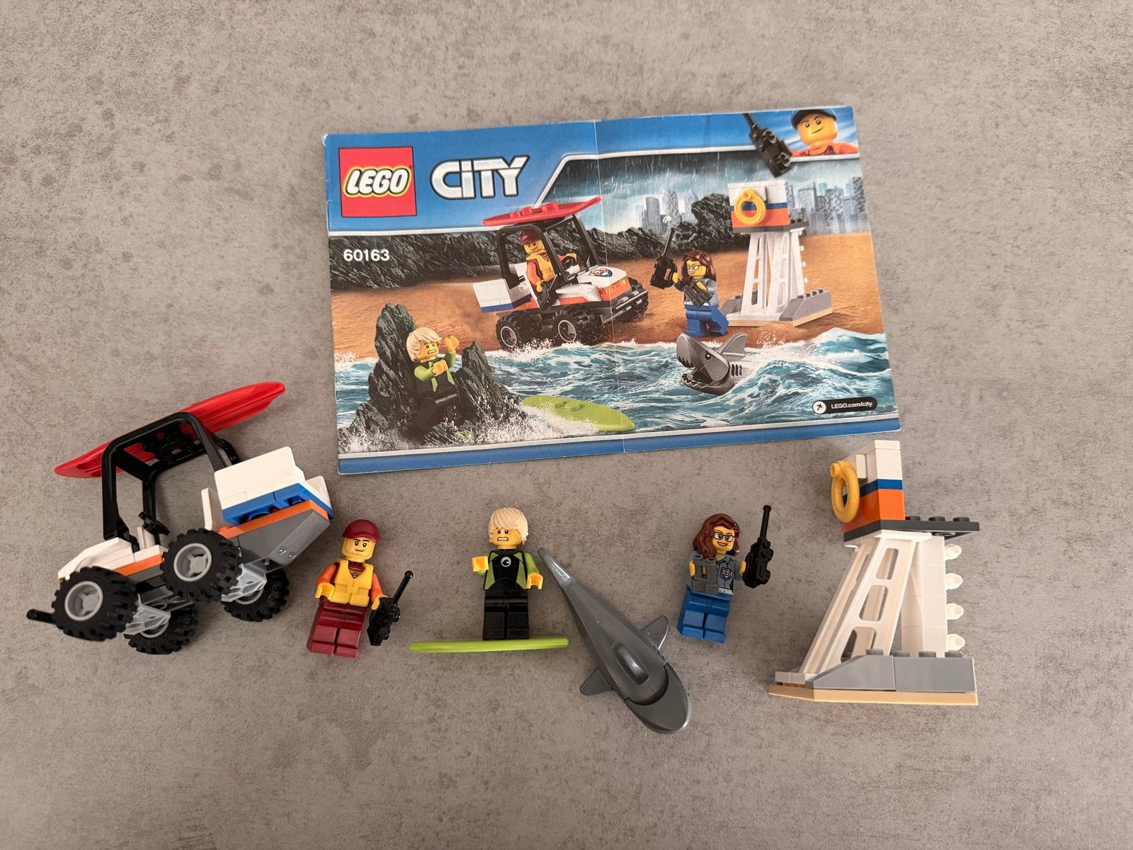 LEGO City 60163 Kustwacht Starterset met Haai
