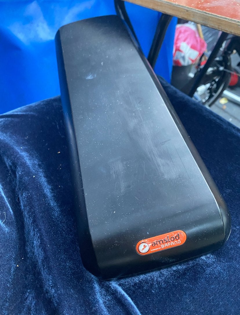 Bafang acculader en amslod Bafang accu, Ophalen of Verzenden, Gebruikt