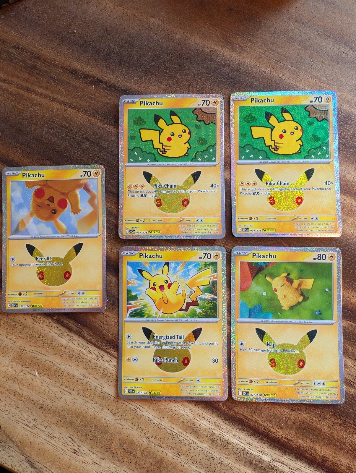 Pikachu kaarten 30th, Hobby en Vrije tijd, Ophalen of Verzenden
