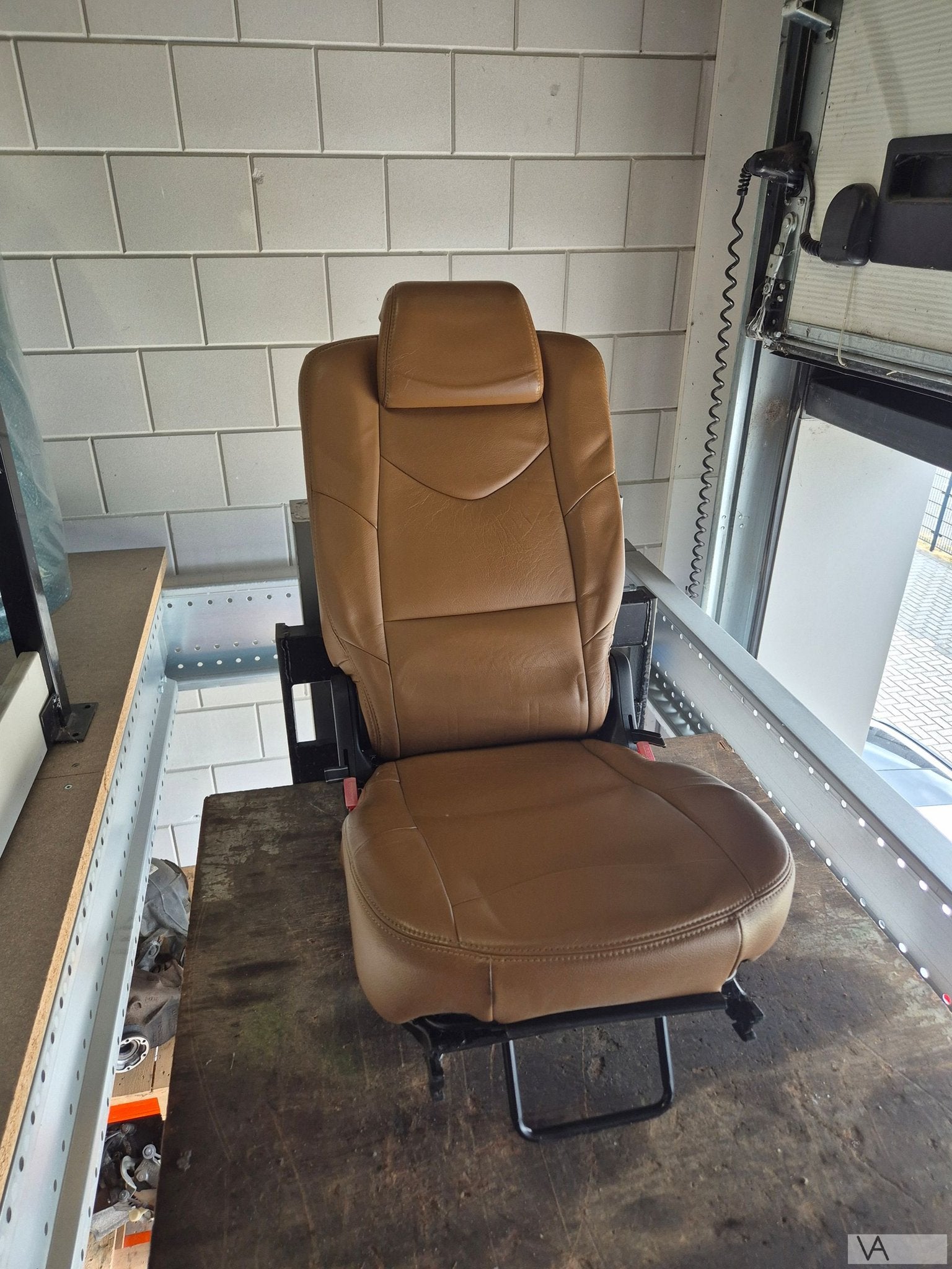 Peugeot 308 sw 2008 - 2013 stoel derde zitrij bruin leer, Auto-onderdelen, Interieur en Bekleding, Gebruikt, -, -, Ophalen of Verzenden