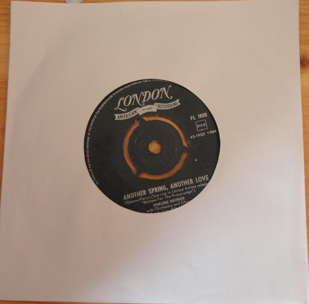 Marlene Dietrich > Near you, Cd's en Dvd's, Vinyl Singles, Gebruikt, 7 inch, Single, Ophalen of Verzenden
