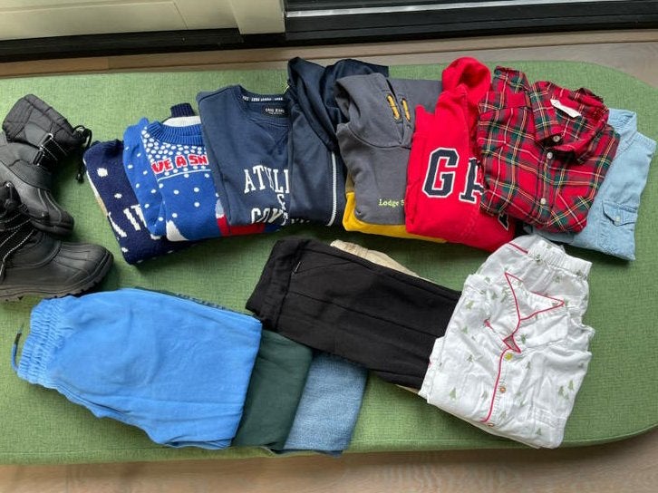 Groot pakket kinderkleding maat 122-128, Ophalen of Verzenden, Gebruikt, Maat 128