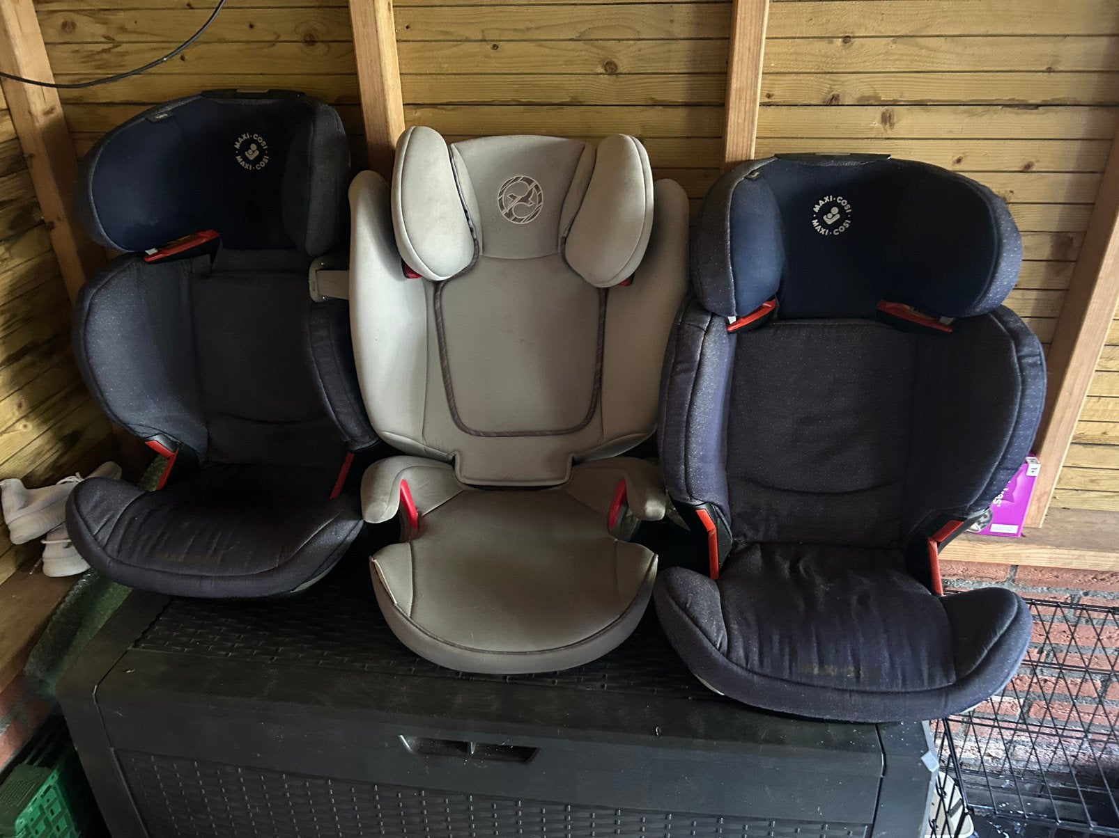 3x autostoel met isofix, 15 t/m 36 kg, Zo goed als nieuw, Isofix, Ophalen