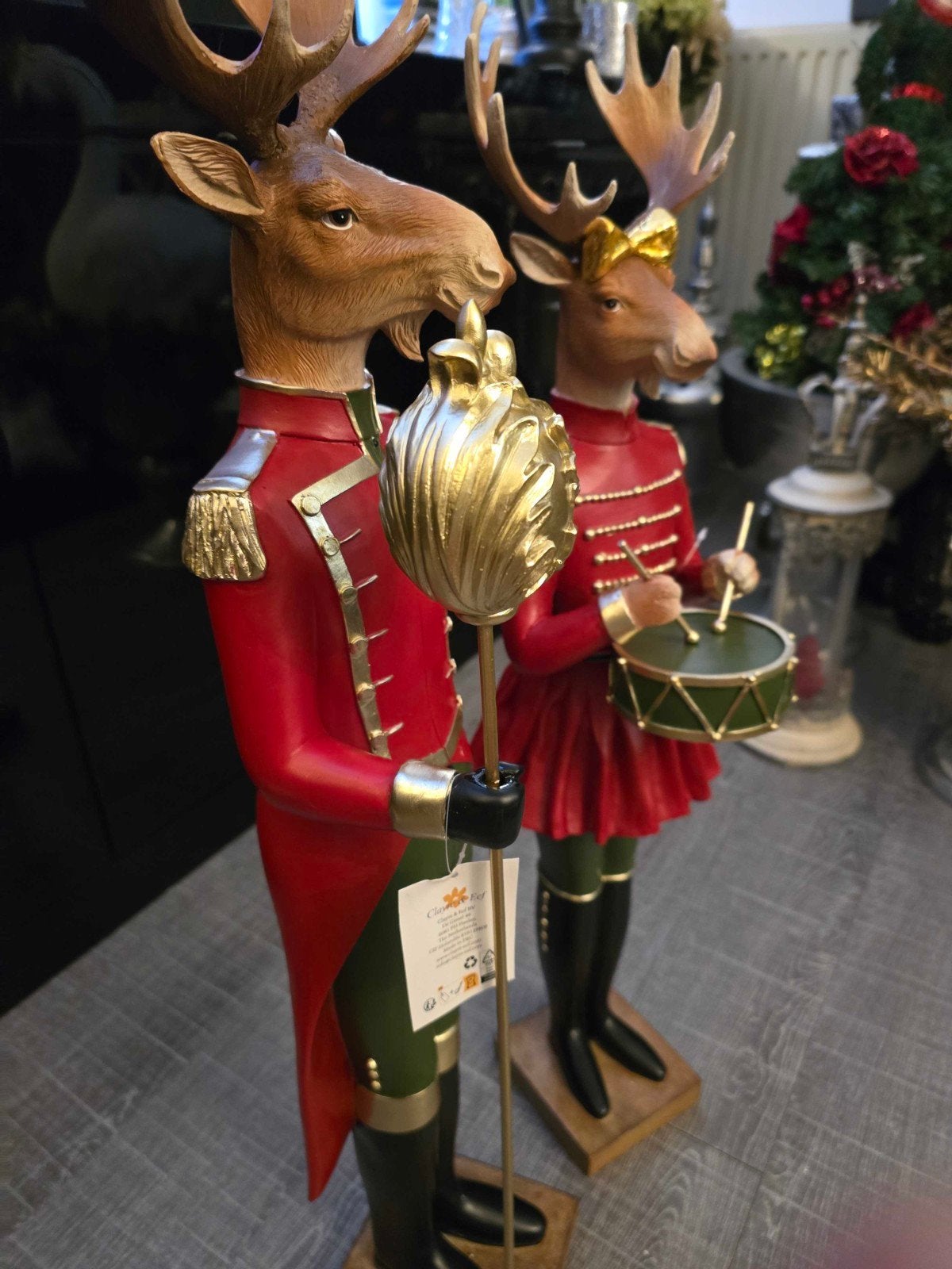 Grote kerst elandenstel., Ophalen, Nieuw