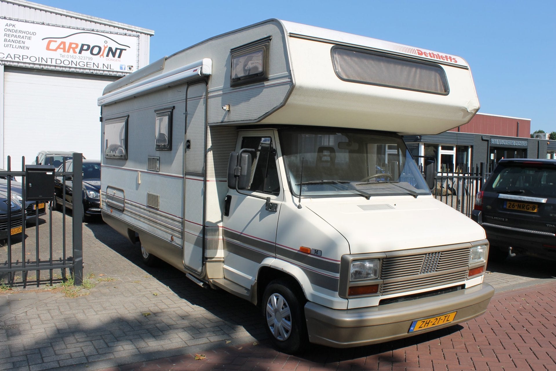 Fiat 280/NA7 KAMPEERAUTO 6 Slaapplaatsen Stuurbekrachtiging/, Douche, Bedrijf, ABS, Fiat