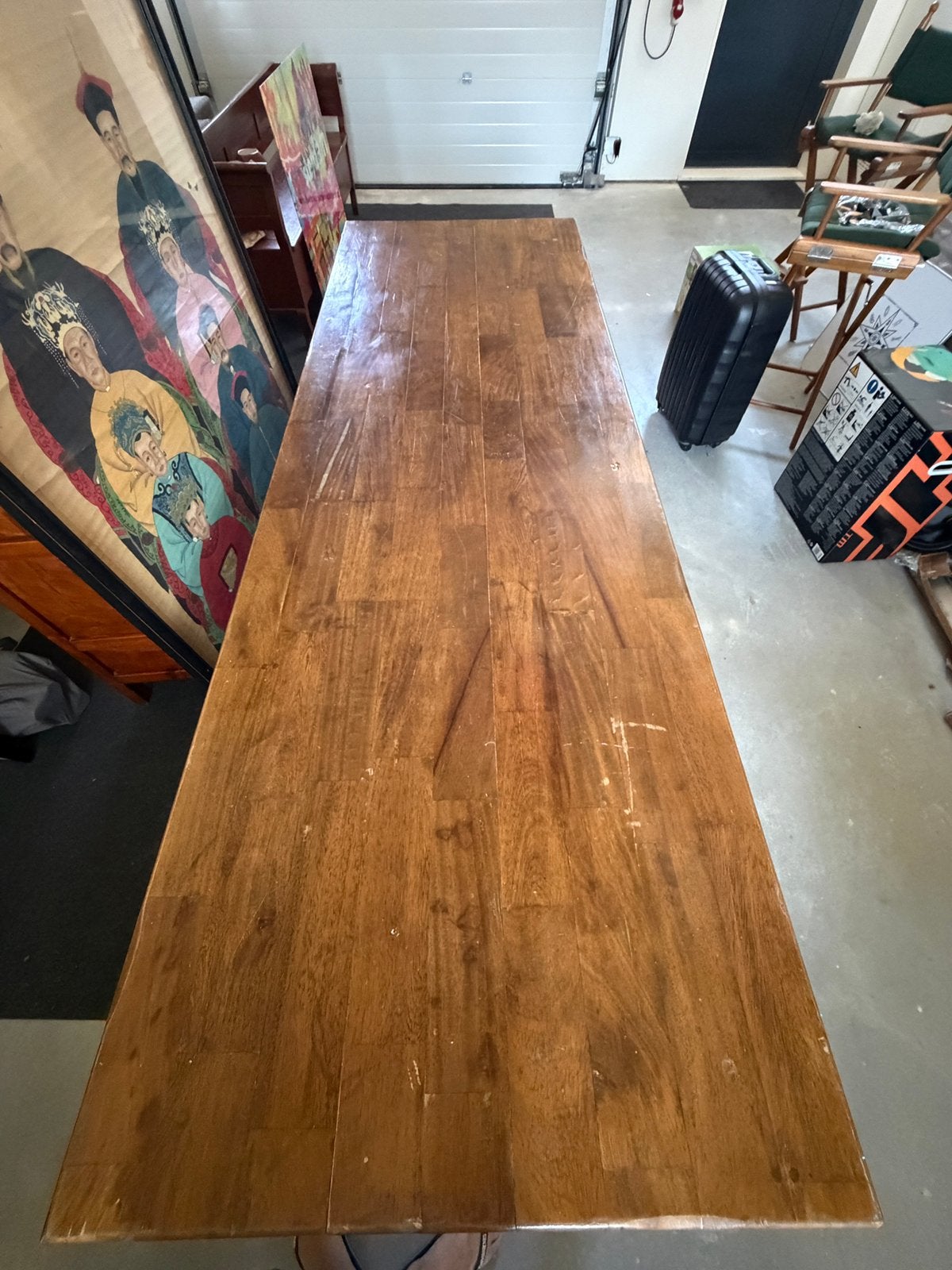 Geweldige eettafel. Te groot voor in het nieuwe huis!, Ophalen, 200 cm of meer, 50 tot 100 cm, Zo goed als nieuw