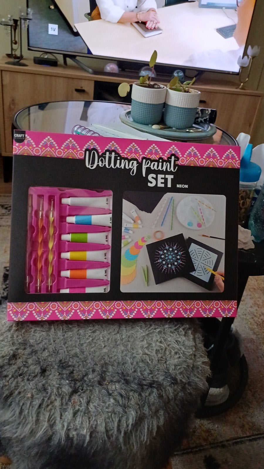 Dotting Paint Set Neon - Creatieve Knutselset, Ophalen, Nieuw, Overige typen