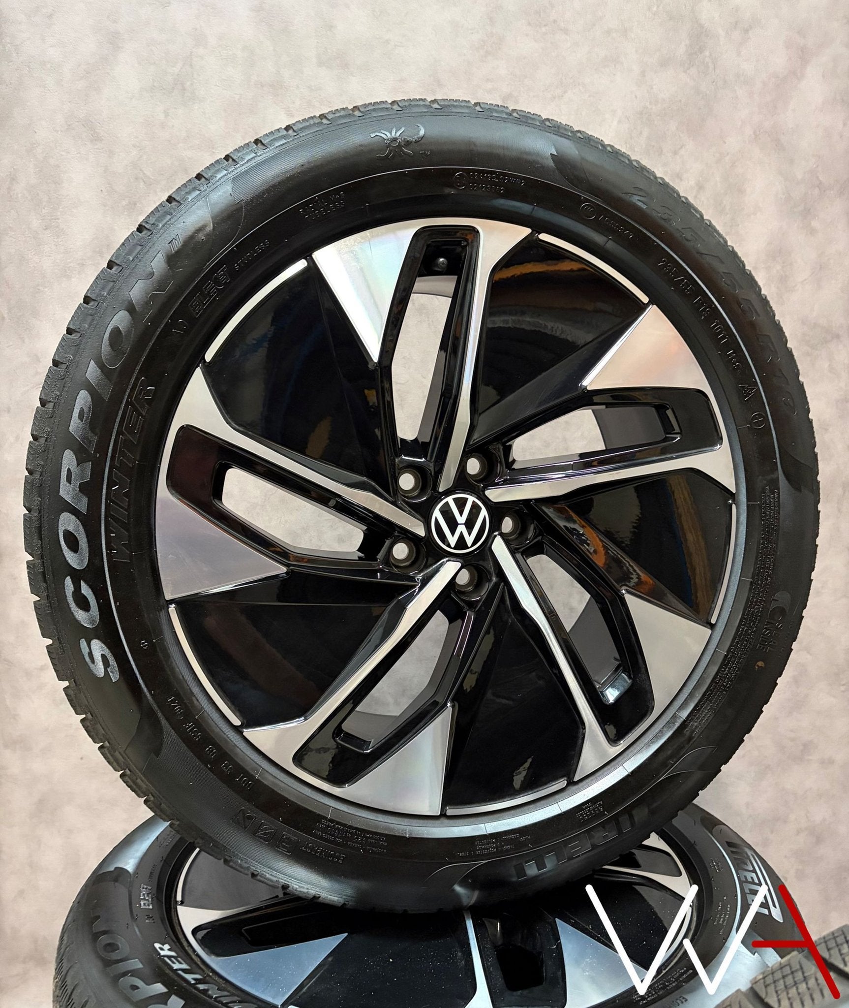 ❄️19'' Volkswagen ID.4 ID.5 Hamar winter velgen BTW set, Auto-onderdelen, Banden en Velgen, 19 inch, Gebruikt, -, -