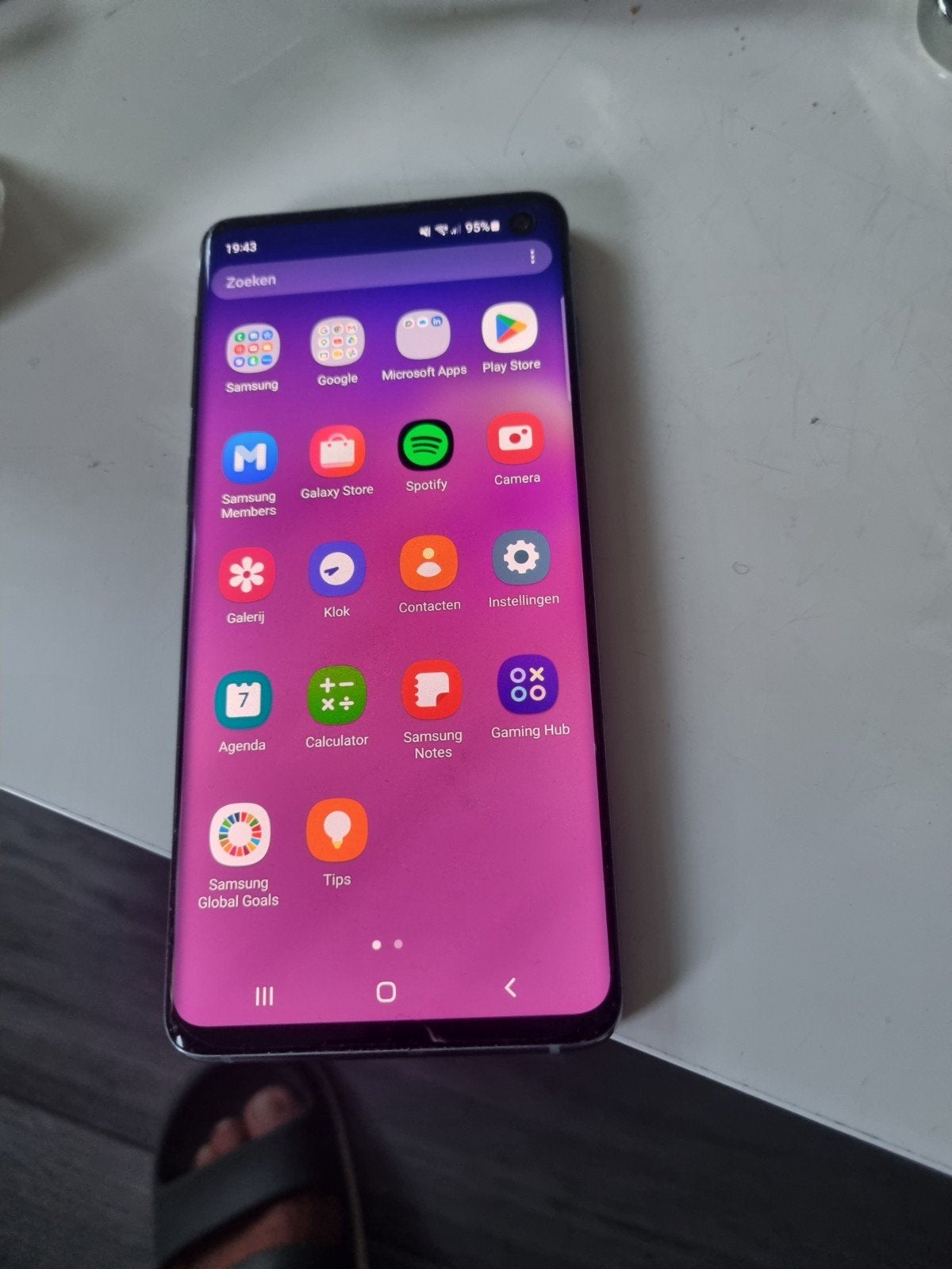 samsung S10, Telecommunicatie, Mobiele telefoons | Samsung, Ophalen, Zwart, Zo goed als nieuw, Galaxy S10