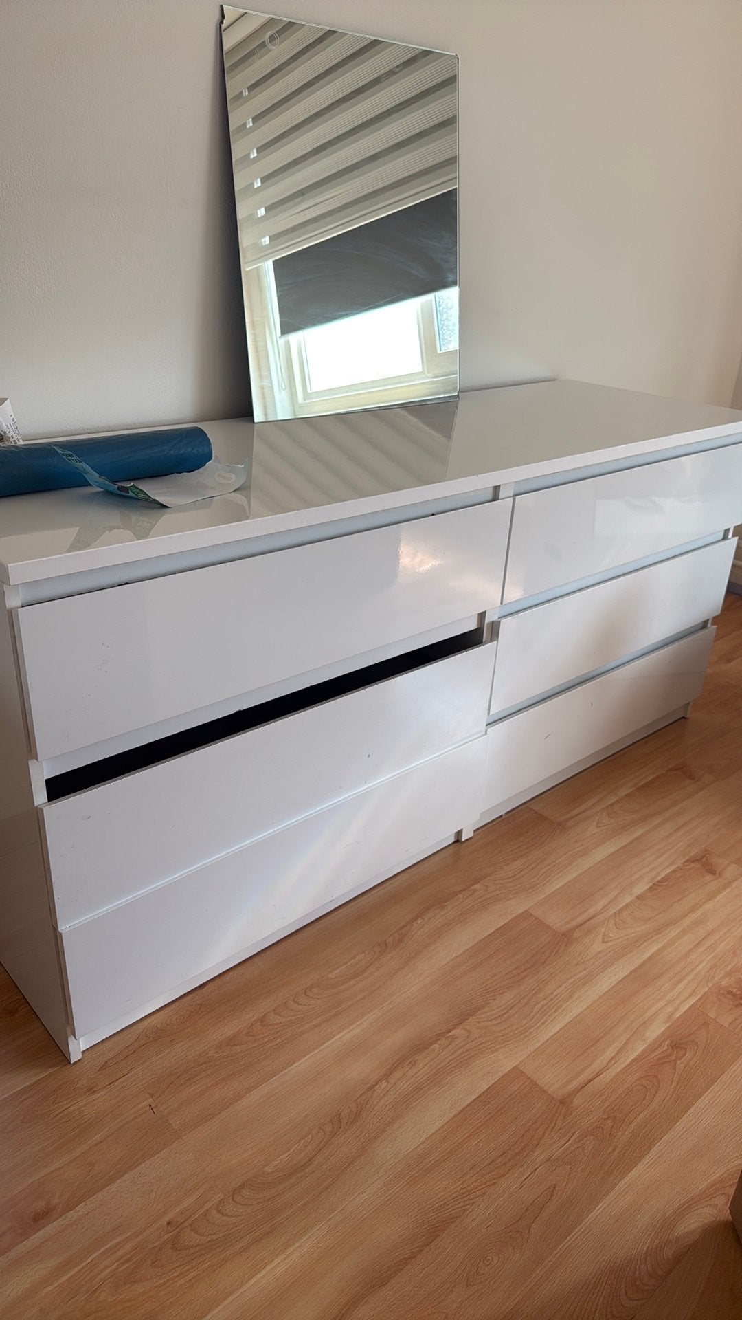 Witte ladekast ZSM OPHALEN, Huis en Inrichting, Kasten | Dressoirs, Ophalen, Gebruikt, Overige materialen, 50 tot 100 cm