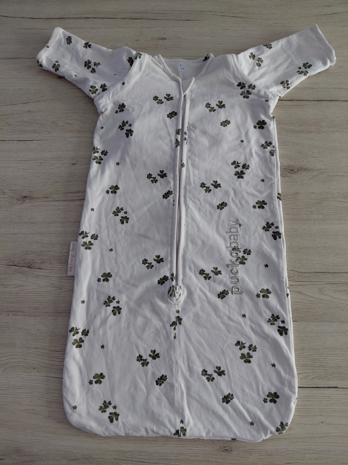 Puckababy newborn bag, Lucky Clover, zeer nette staat, Inclusief buikband, Puckababy, Ophalen of Verzenden, Zo goed als nieuw