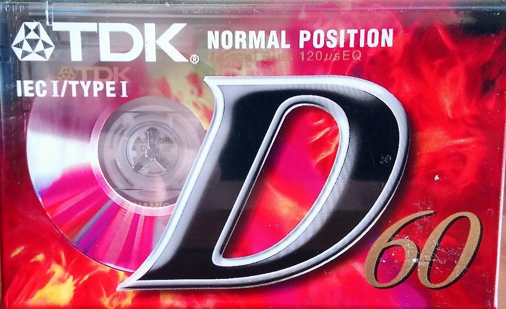TDK D60 Type Normal position 60 Tape (cassettebandje), Cd's en Dvd's, Cassettebandjes, Overige genres, 1 bandje, Ophalen of Verzenden