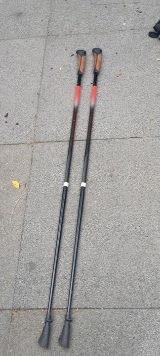 Wandel stokken nordic walking exel 115 cm, Sport en Fitness, Ophalen of Verzenden, Zo goed als nieuw, Wandelstok