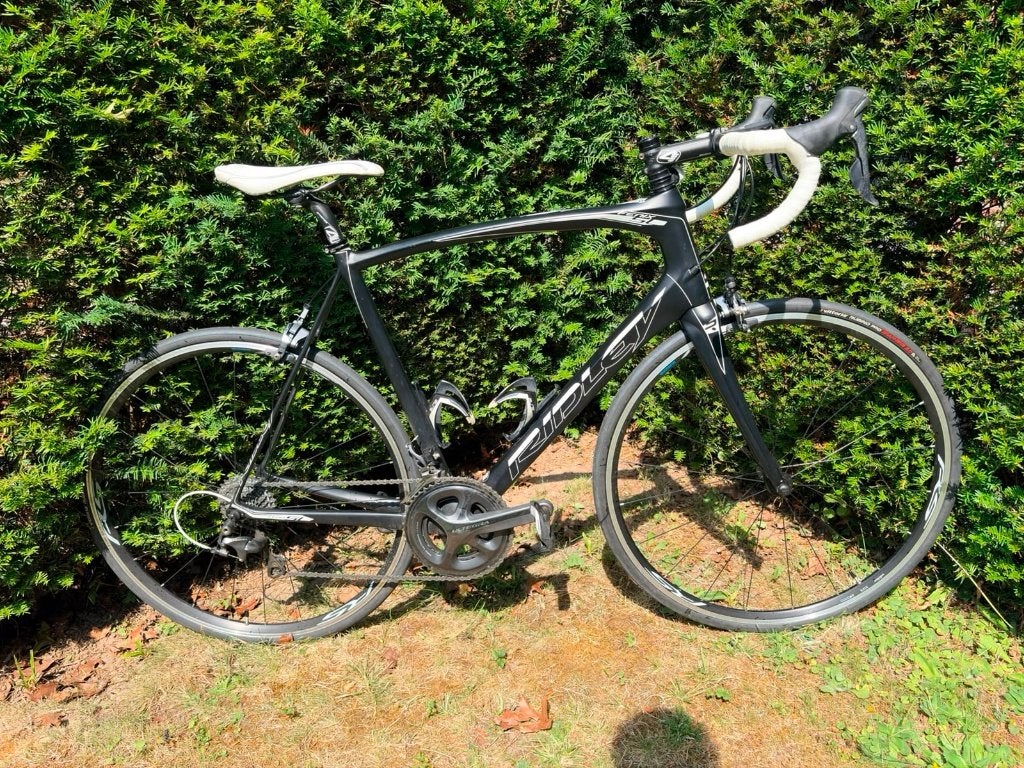 Ridley Racefiets maat 58 Carbon Frame, 28 inch, Carbon, Zo goed als nieuw, 57 tot 61 cm