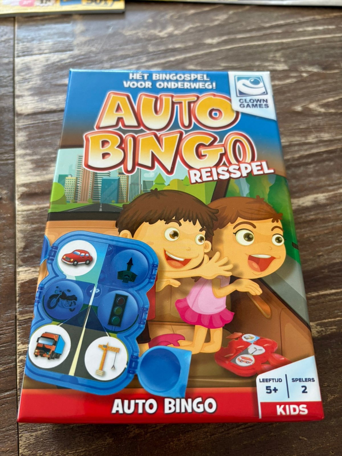 Auto bingo reisspel, Ophalen, Nieuw