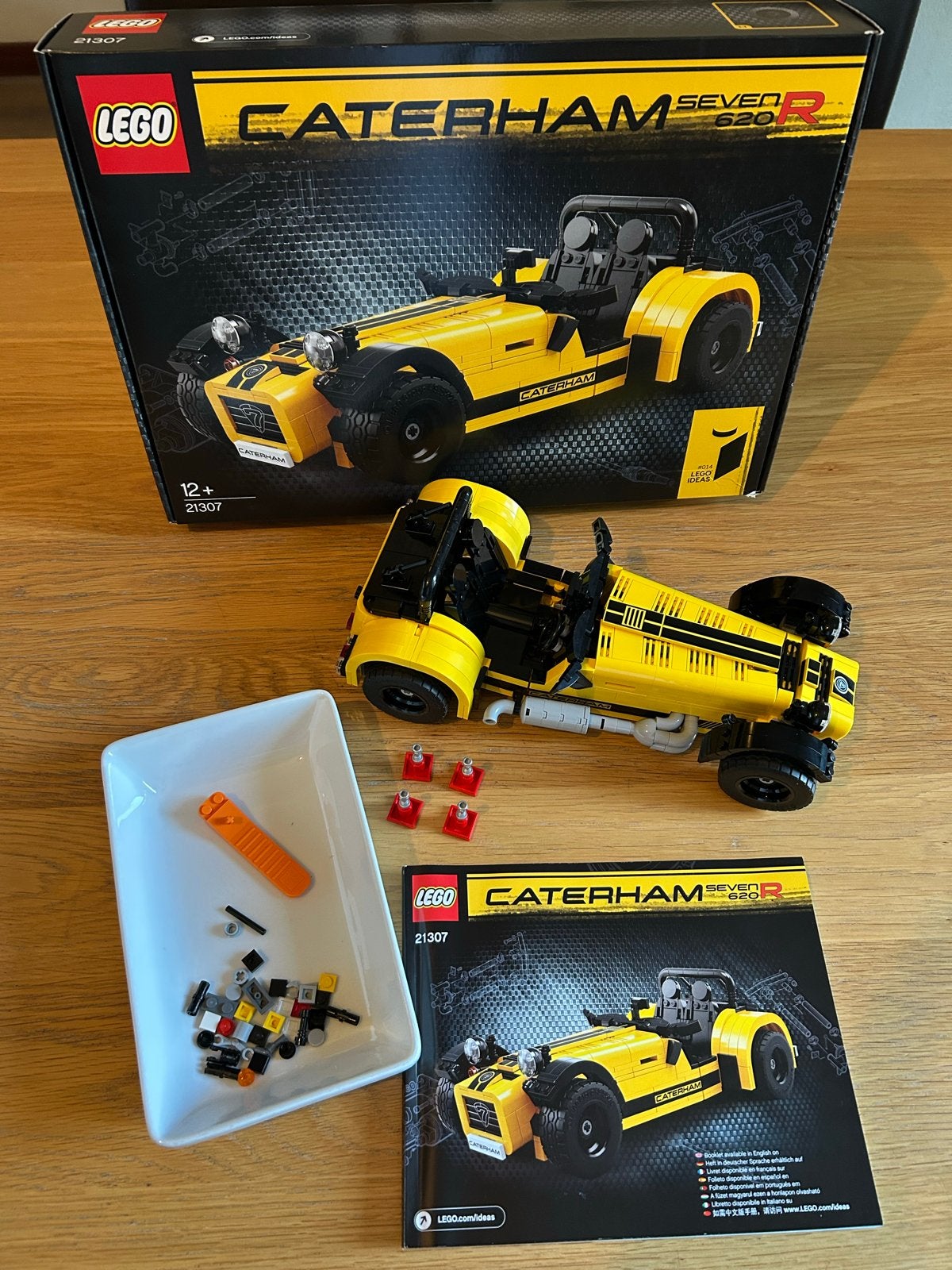 Lego Ideas Caterham Seven 620R (21307) - Zo goed als nieuw, Compleet, Lego, Ophalen of Verzenden, Complete set