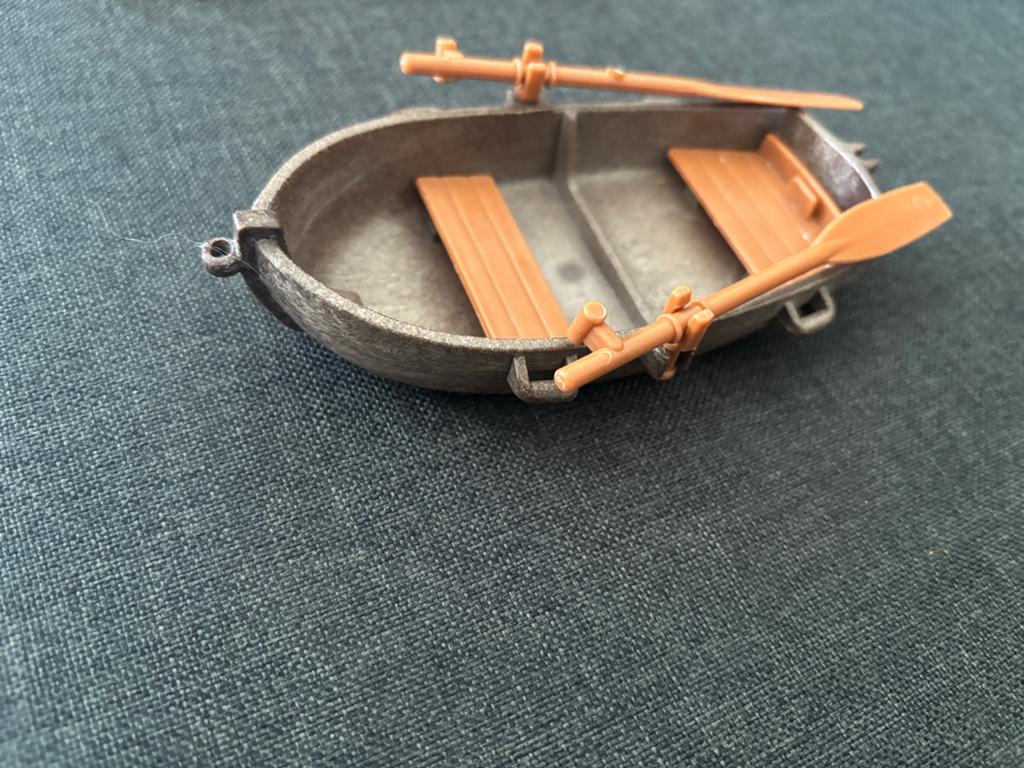 Playmobil Vintage Piraten Roeiboot - Donkerbruin, Compleet, Ophalen of Verzenden, Gebruikt, Complete set