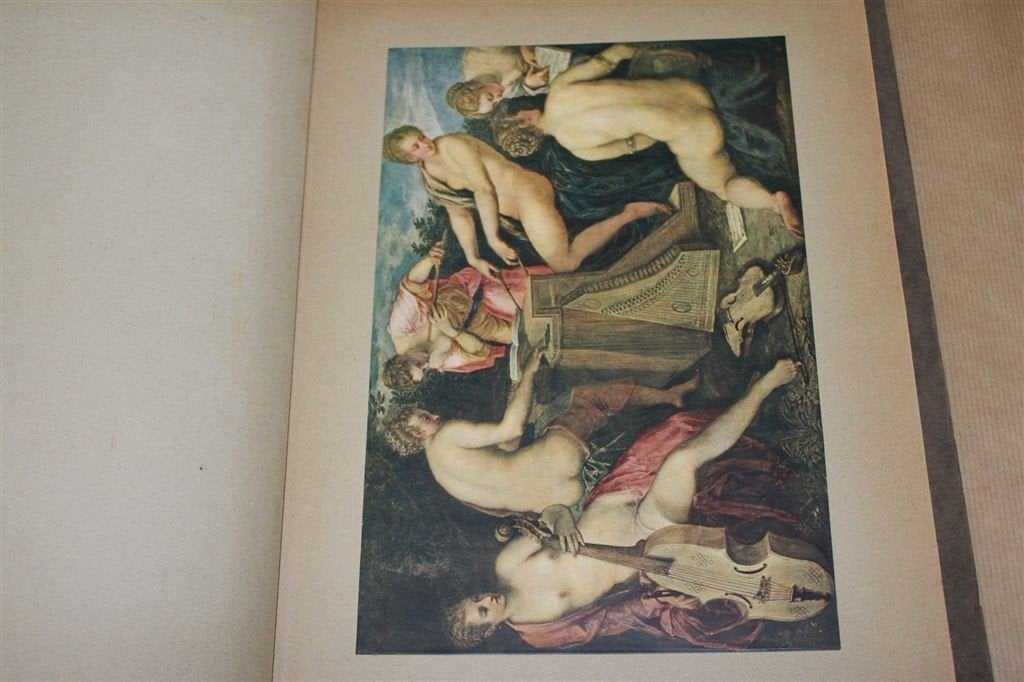 Antieke Kunstmap Tintoretto 1921. Kleurenreproducties., Ophalen of Verzenden, Gelezen