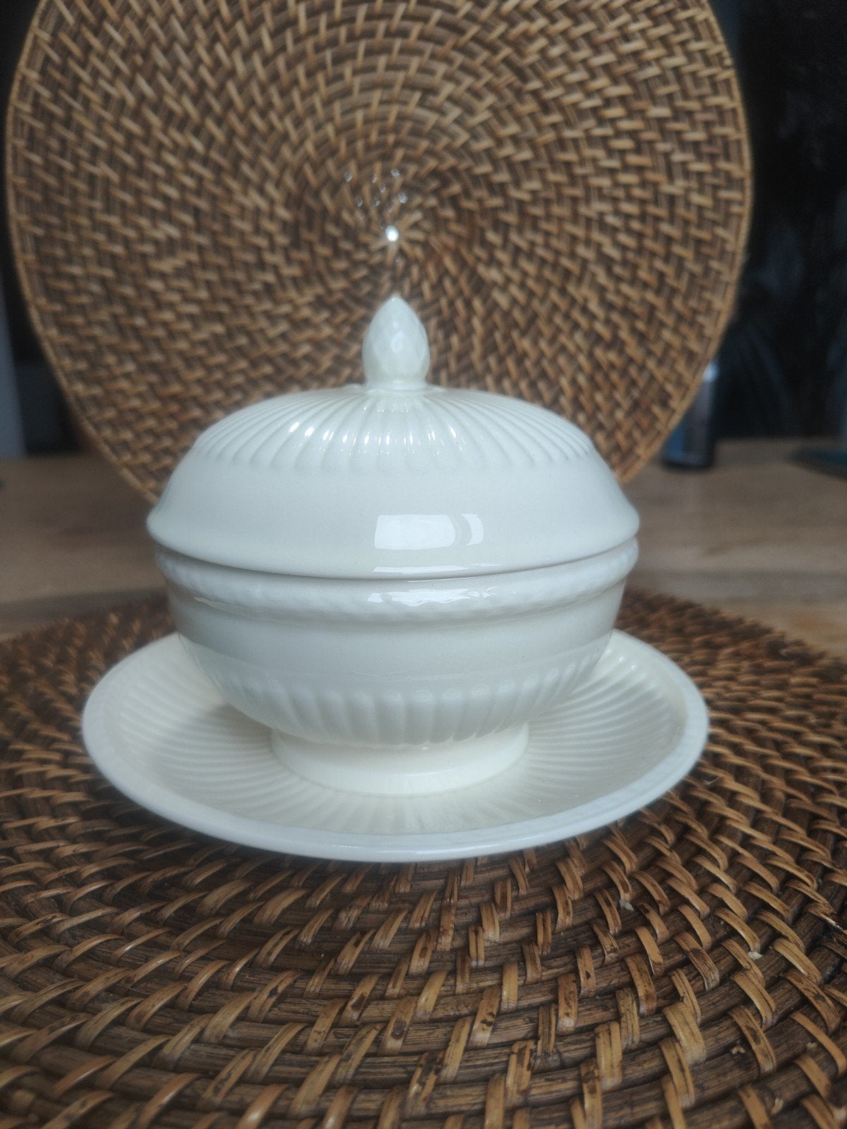 Vintage zeldzame Wedgwood Edme botervloot met deksel, Ophalen of Verzenden