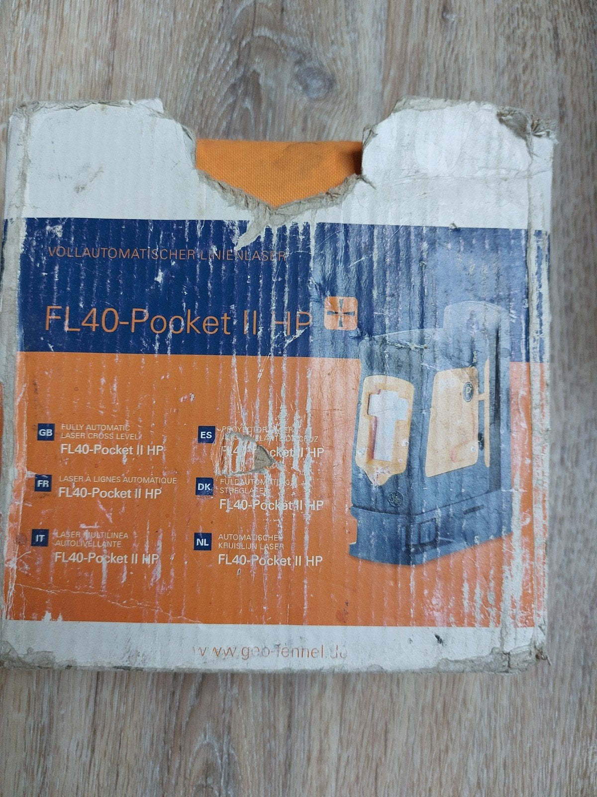Kruislijnlaser, Ophalen, Gebruikt