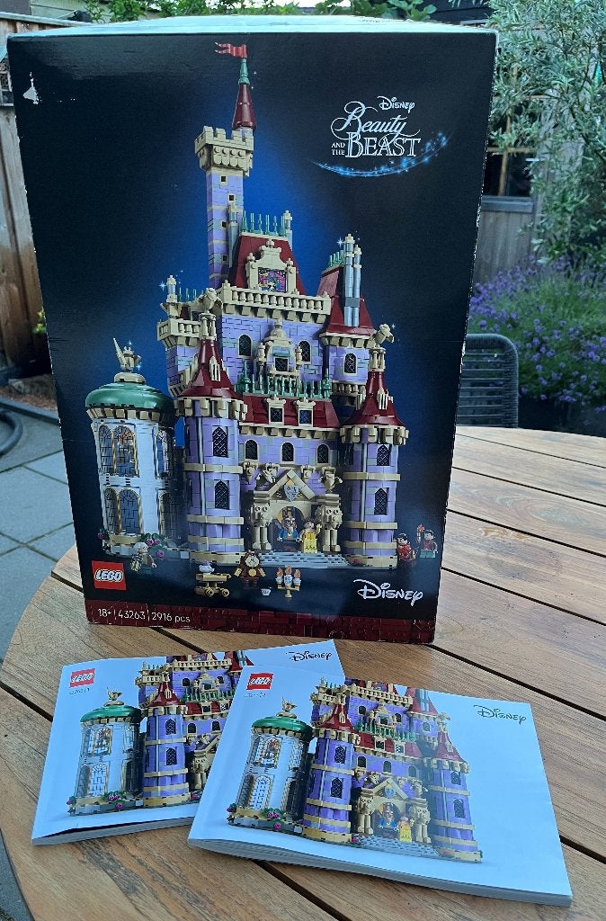Belle en het Beest kasteel, nummer 43263, Kinderen en Baby's, Speelgoed | Duplo en Lego, Compleet, Gebruikt, Lego, Ophalen of Verzenden