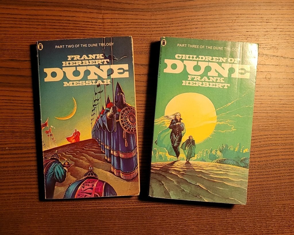 'Dune Messiah' en 'Children of Dune' door Frank Herbert, Ophalen of Verzenden, Gelezen, Frank Herbert