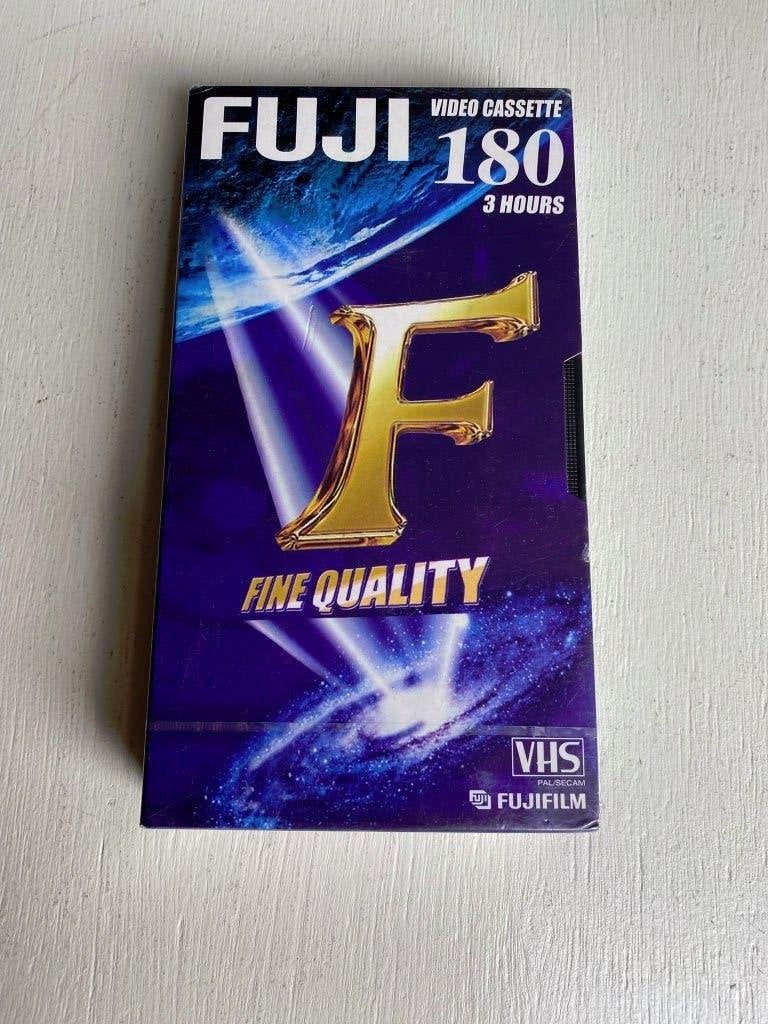Fuji VHS videoband E180, Alle leeftijden, Ophalen of Verzenden, Nieuw in verpakking, Overige genres