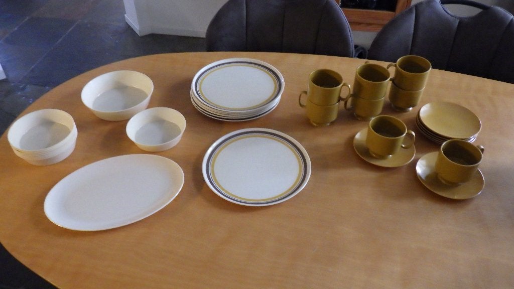 jaren '70 Lexington melanine servies uit de U.S.A., Ophalen of Verzenden, Huis en Inrichting