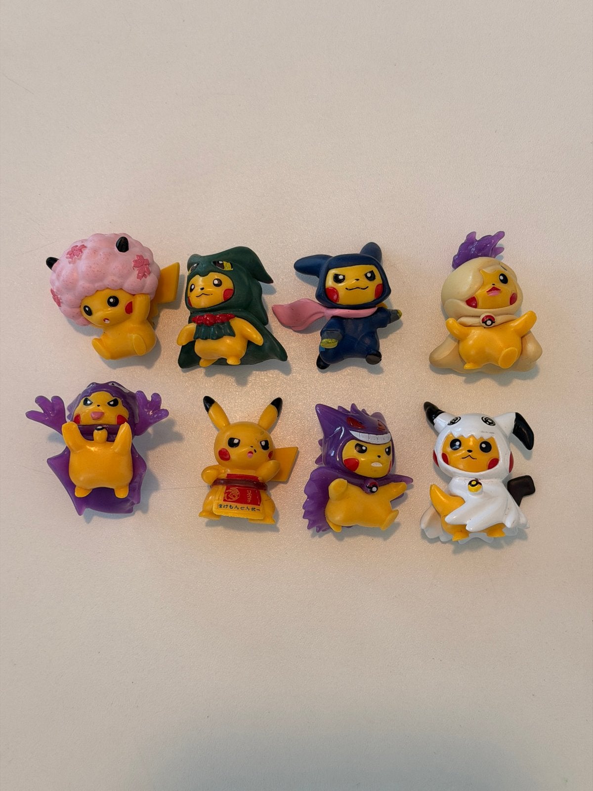 Set van 8 diverse Pikachu figuren - Pokémon verzamelfiguren, Ophalen of Verzenden, Gebruikt