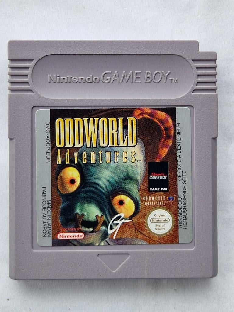 ODDWORLD adventures, Spelcomputers en Games, Games | Nintendo Game Boy, Gebruikt, 1 speler, Racen en Vliegen, Ophalen of Verzenden