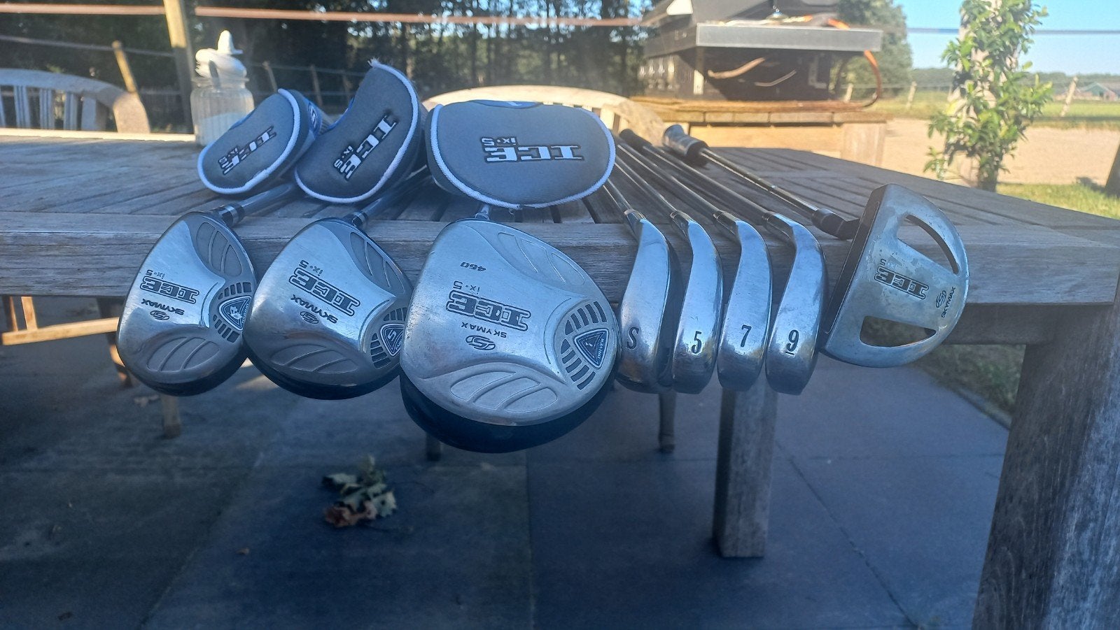 Golfset met ijzers, woods en hybride en putter - Goede condi