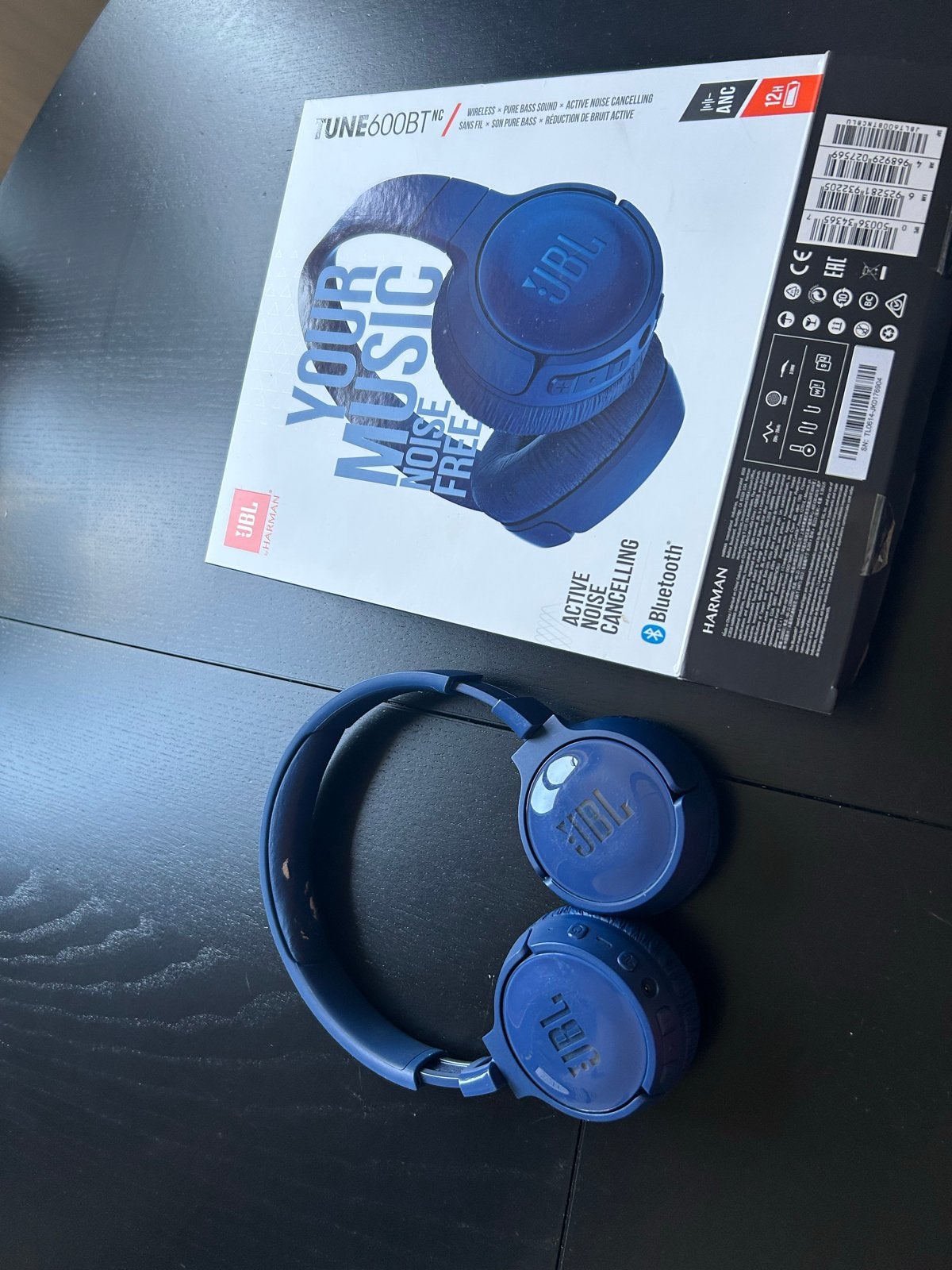 JBL Tune 600BTNC Draadloze On-Ear Koptelefoon - Blauw, Audio, Tv en Foto, Gebruikt, JBL, Bluetooth, On-ear